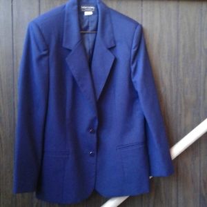 Blue suit jacket